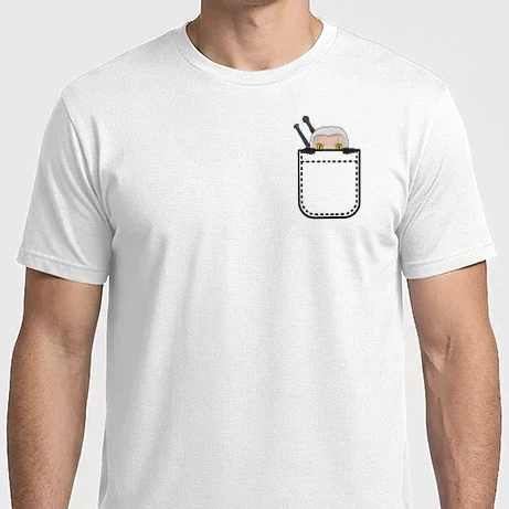 Férfi Imperial póló - Zseb Geralt