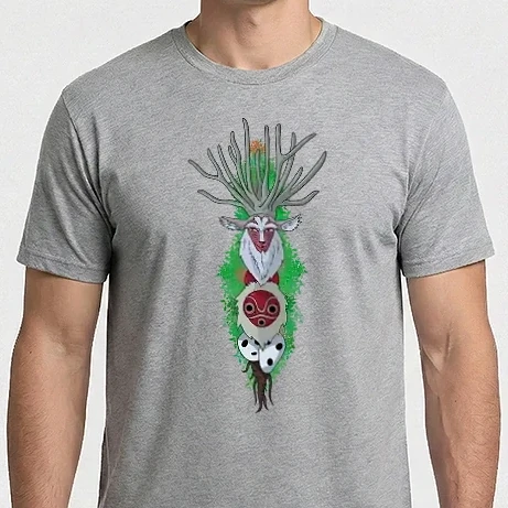 Férfi Imperial póló - Princess Mononoke Totem
