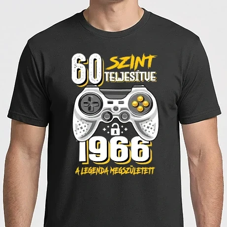 Férfi Imperial póló - GAMER szint teljesítve 60. 1966