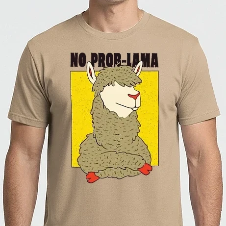 Férfi Imperial póló - No Prob LLama - Láma