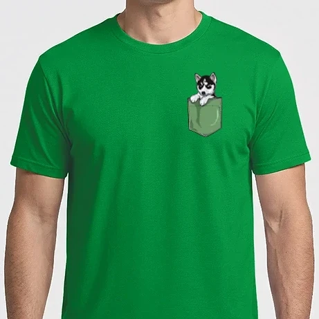 Férfi Imperial póló - Husky zsebminta