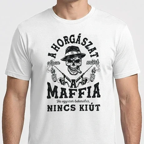 Férfi Imperial póló - A horgászat olyan mint a maffia