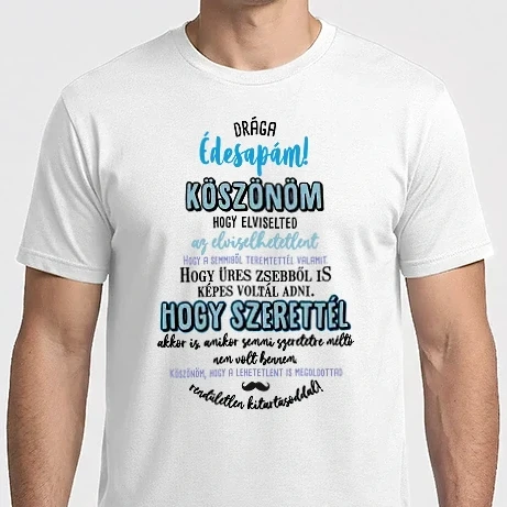 Férfi Imperial póló - Köszönöm édesapám