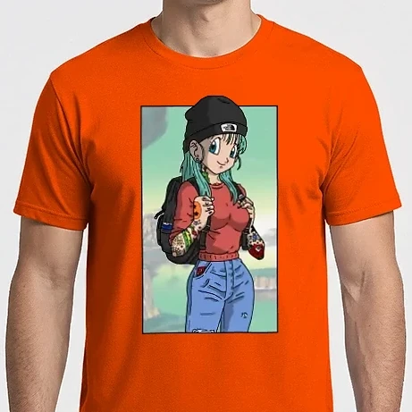 Férfi Imperial póló - Dragon Ball Bulma