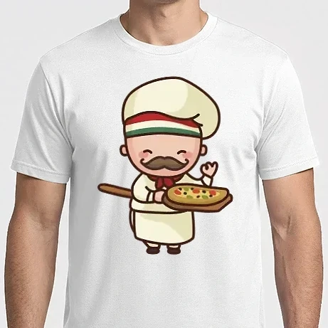Férfi Imperial póló - Pizza sütés