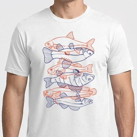 Férfi Imperial póló - Halak