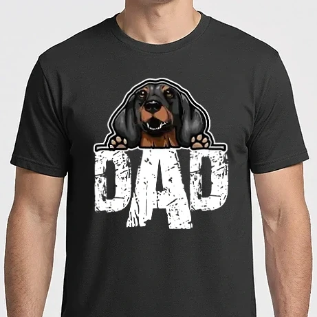 Férfi Imperial póló - Dachshund Dad