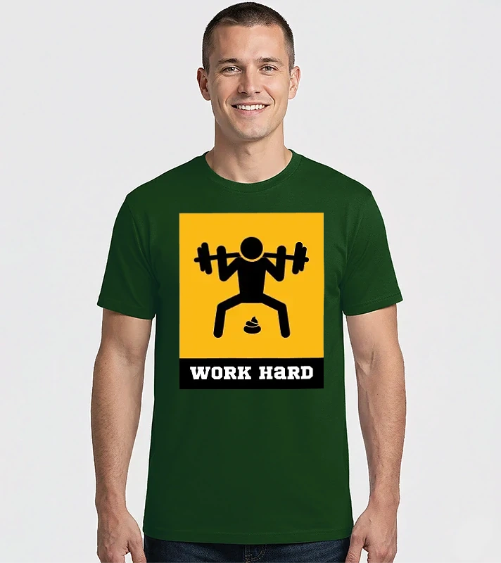 Work hard – Férfi Imperial póló
