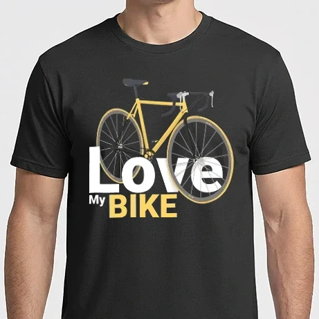 Férfi Imperial póló - Love my bike