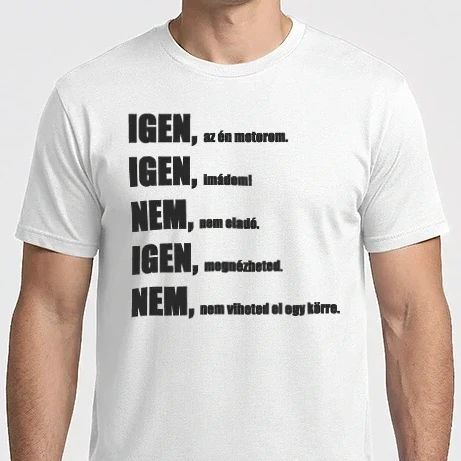 Férfi Imperial póló - igen-nem