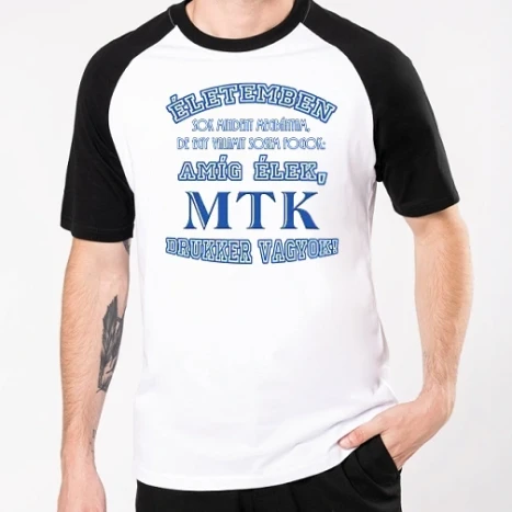 Férfi Baseballpóló - MTK drukker