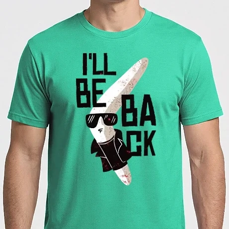 Férfi Imperial póló - Bumeráng - Még visszatérek - I'll be back