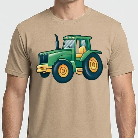 Férfi Imperial póló - Traktor rajz