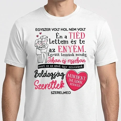 Férfi Imperial póló - Én a tiéd és te az enyém szerelmem