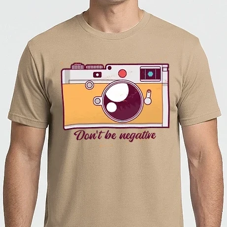 Férfi Imperial póló - Don't be negative - Fotós póló