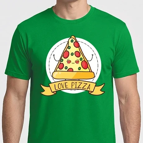 Férfi Imperial póló - I love pizza