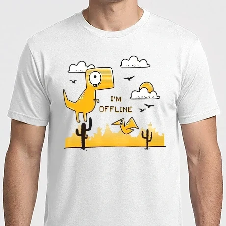 Férfi Imperial póló - I'm Offline vicces póló