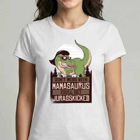 Női Imperial póló - Mamasaurus Dinós póló