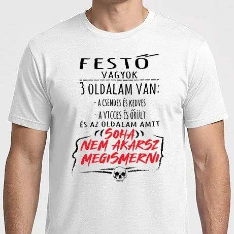 Férfi Imperial póló - 3 oldalam van - festő