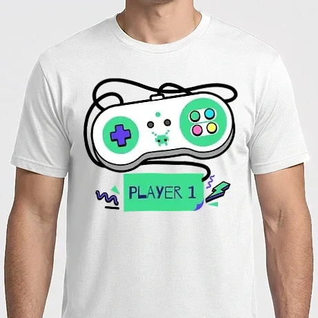 Férfi Imperial póló - Video games Player 1