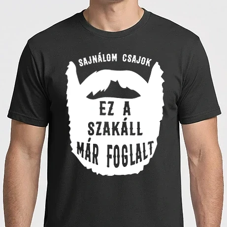 Férfi Imperial póló - Sajnálom csajok ez a szakáll már foglalt