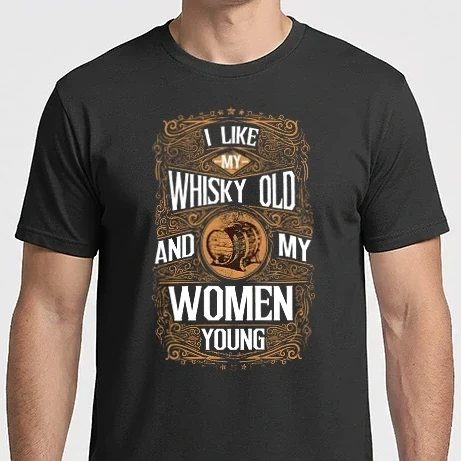 Férfi Imperial póló - I like my Whisky Old