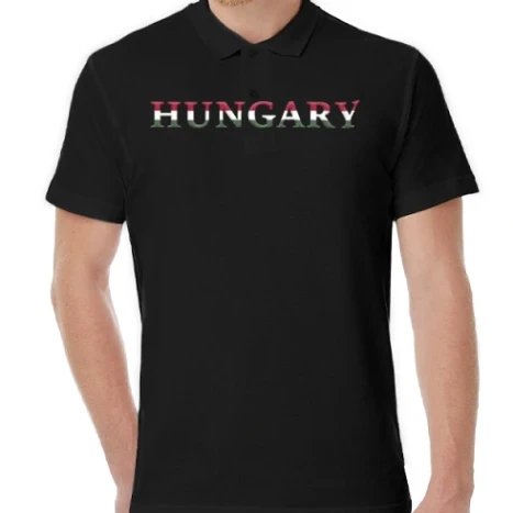 Férfi galléros Póló - Hungary