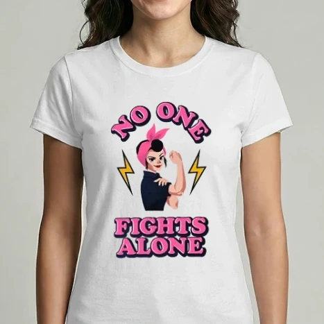 Női Imperial póló - No one fights alone pinup