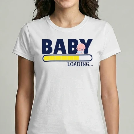 Női Imperial póló - Baby érkezik