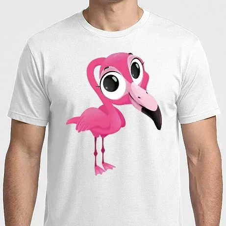 Férfi Imperial póló - Funny Flamingo
