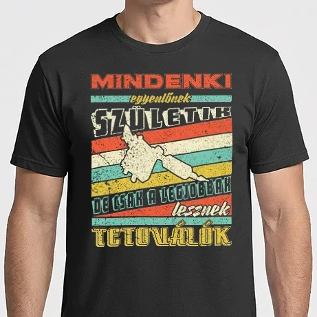 Férfi Imperial póló - Retro mindenki egyenlő tetováló  