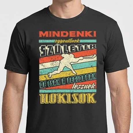 Férfi Imperial póló - Retro nmindenki egyenlő hokisok  