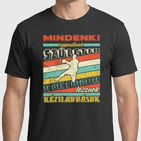 Férfi Imperial póló - Retro mindenki egyenlő kézilabdás  