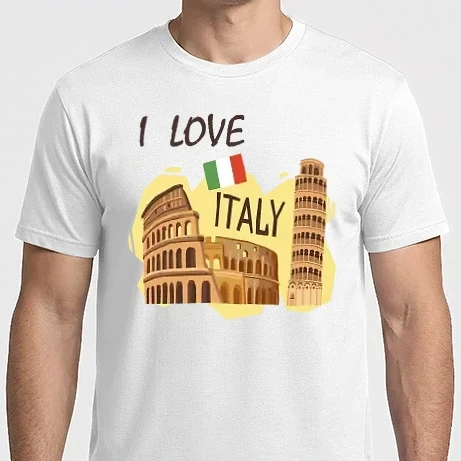 Férfi Imperial póló - Italy