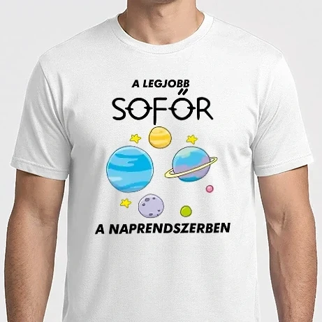 Férfi Imperial póló - A legjobb SOFŐR a naprendszerben