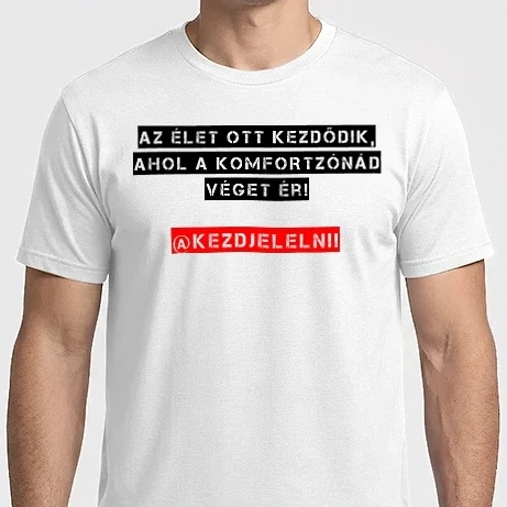 Férfi Imperial póló - Komfortzóna vége