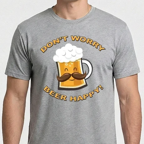 Férfi Imperial póló - Don't worry, beer happy!