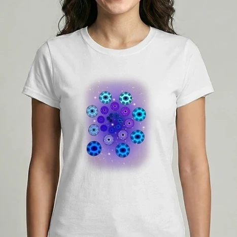 Női Imperial póló - handpan spirál