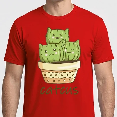 Férfi Imperial póló - Cica - kaktusz - Catcus