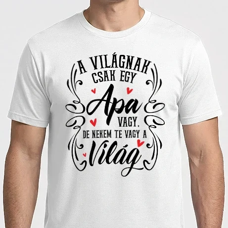 Férfi Imperial póló - A világnak te csak egy Apa vagy
