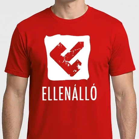 Férfi Imperial póló - Ellenálló embléma - fehér
