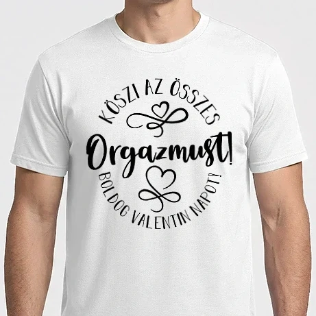 Férfi Imperial póló - Köszi az összes orgazmust bögre