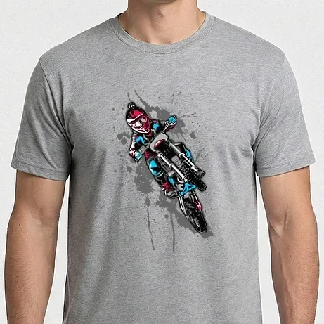 Férfi Imperial póló - Motocross 01