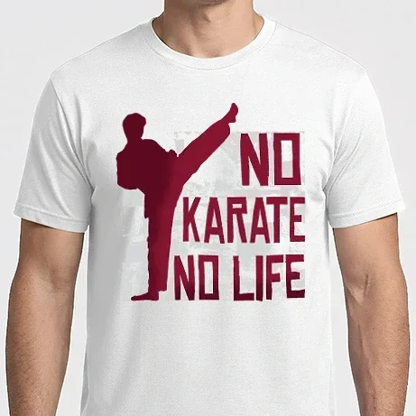 Férfi Imperial póló - No Karate, No Life