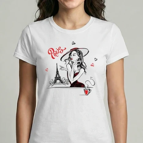 Női Imperial póló - Utazás Párizsba