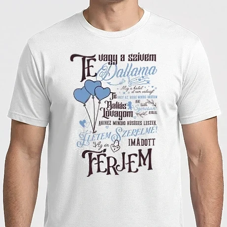 Férfi Imperial póló - Te vagy a szívem dallama-01