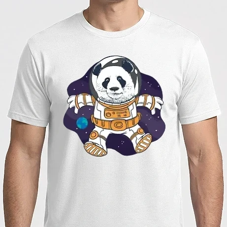 Férfi Imperial póló - ŰRHAJÓS PANDA