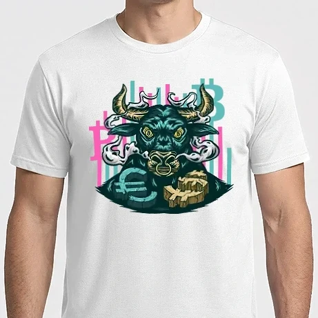 Férfi Imperial póló - Bull Bitcoin