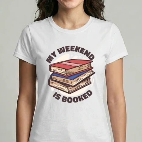 Női Imperial póló - Bookpile weekend