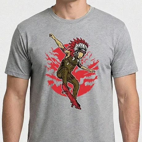 Férfi Imperial póló - Indian Chief Skateboard